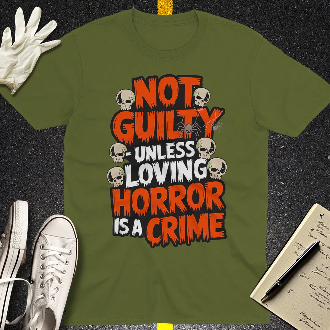 Crows Before Bros T-shirt - Military Green