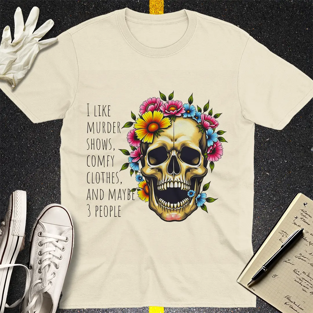 Crows Before Bros T-shirt - Natural