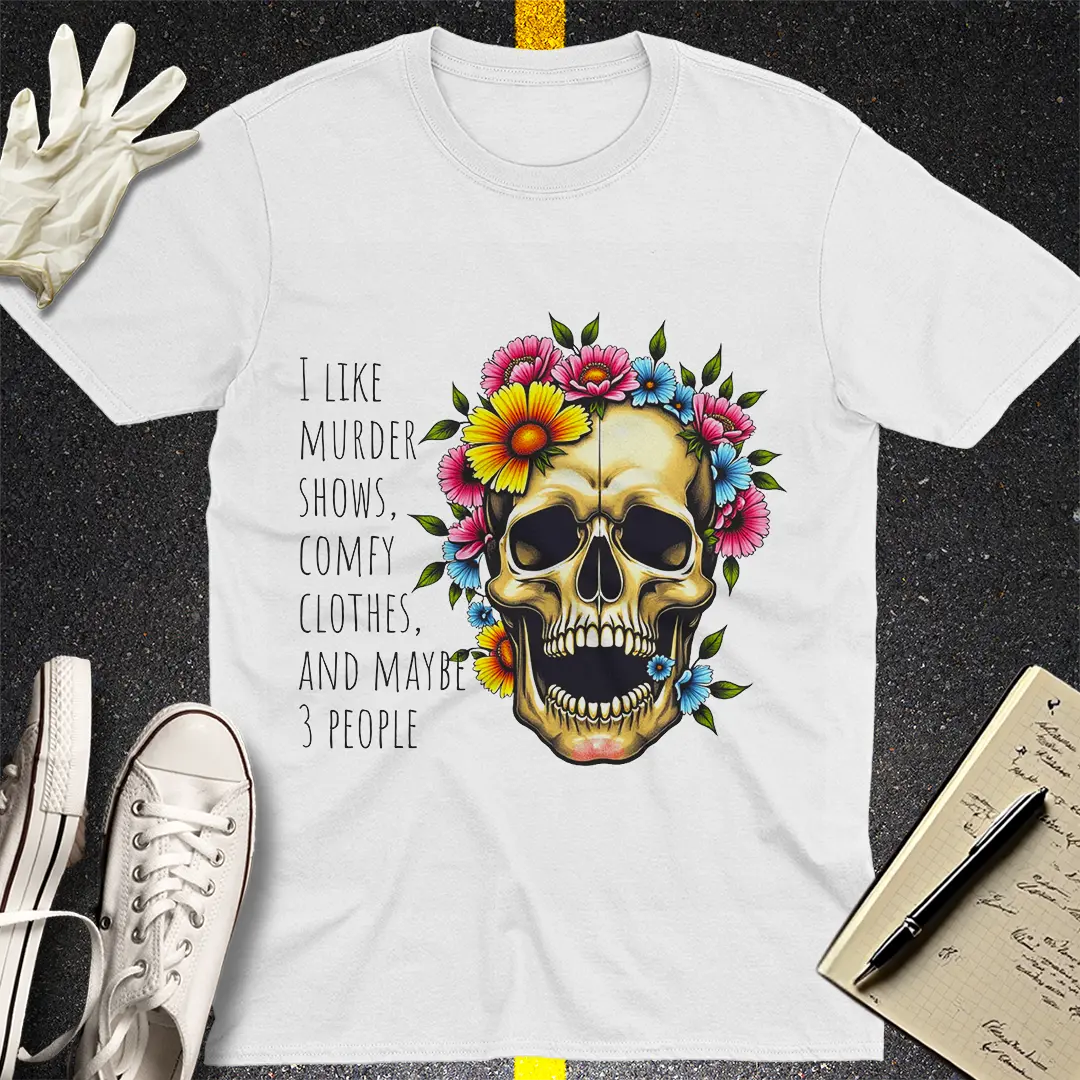 Crows Before Bros T-shirt - White