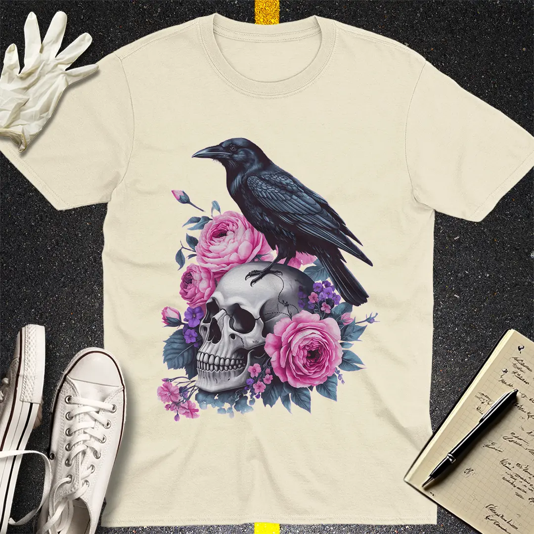 Crows Before Bros T-shirt - Natural
