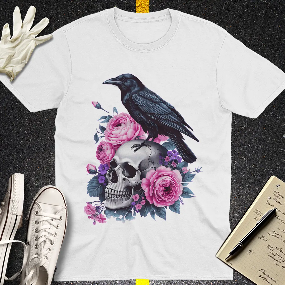 Crows Before Bros T-shirt - White