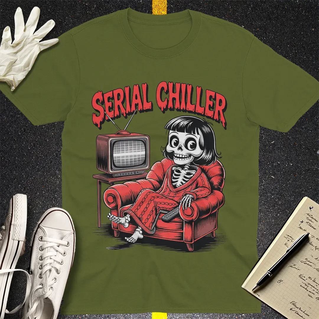 Crows Before Bros T-shirt - Military Green
