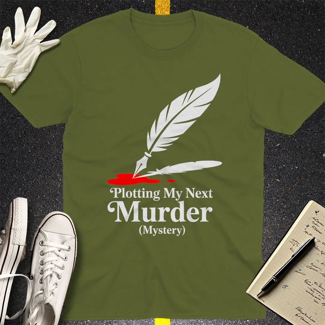 Crows Before Bros T-shirt - Military Green
