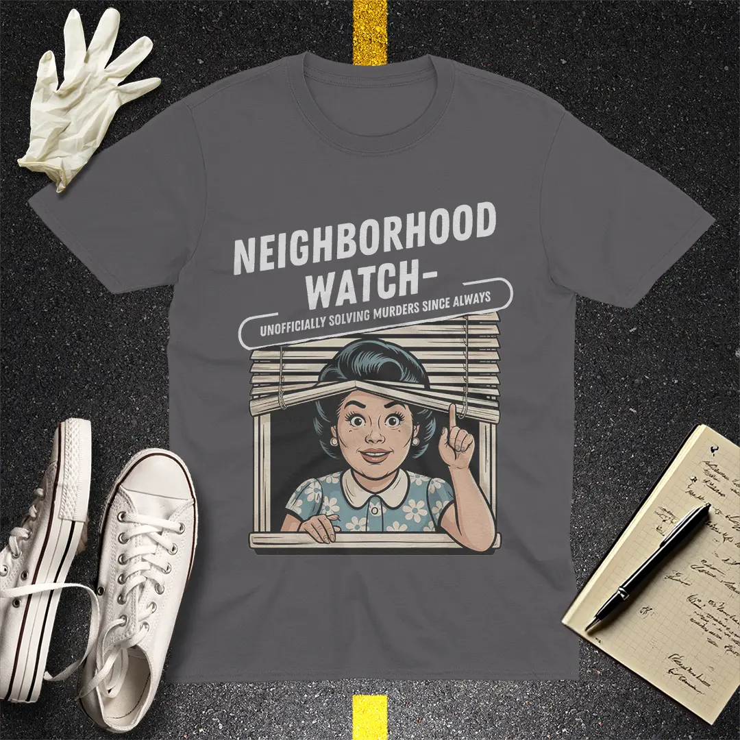 Neighborhood Watch T-Shirt - Charcoal
