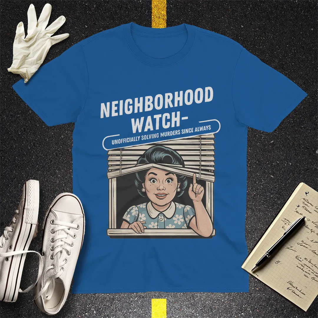 Neighborhood Watch T-Shirt - Royal