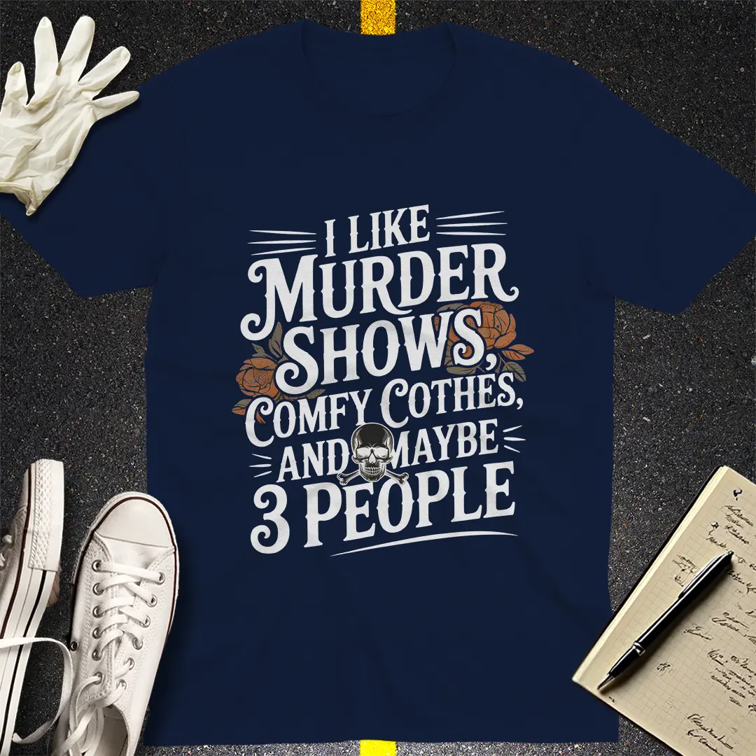 Crows Before Bros T-shirt - Navy