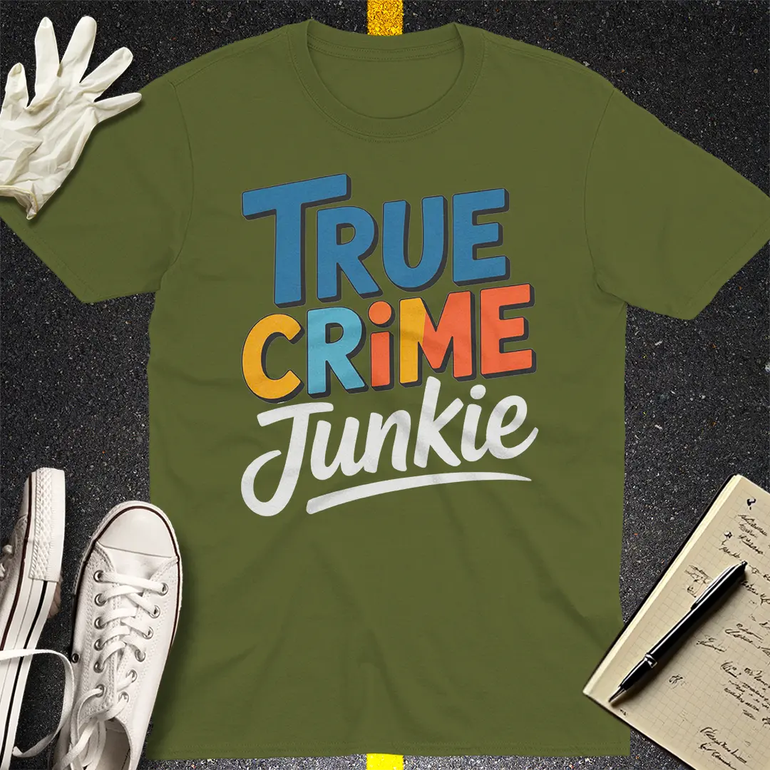 Crows Before Bros T-shirt - Military Green