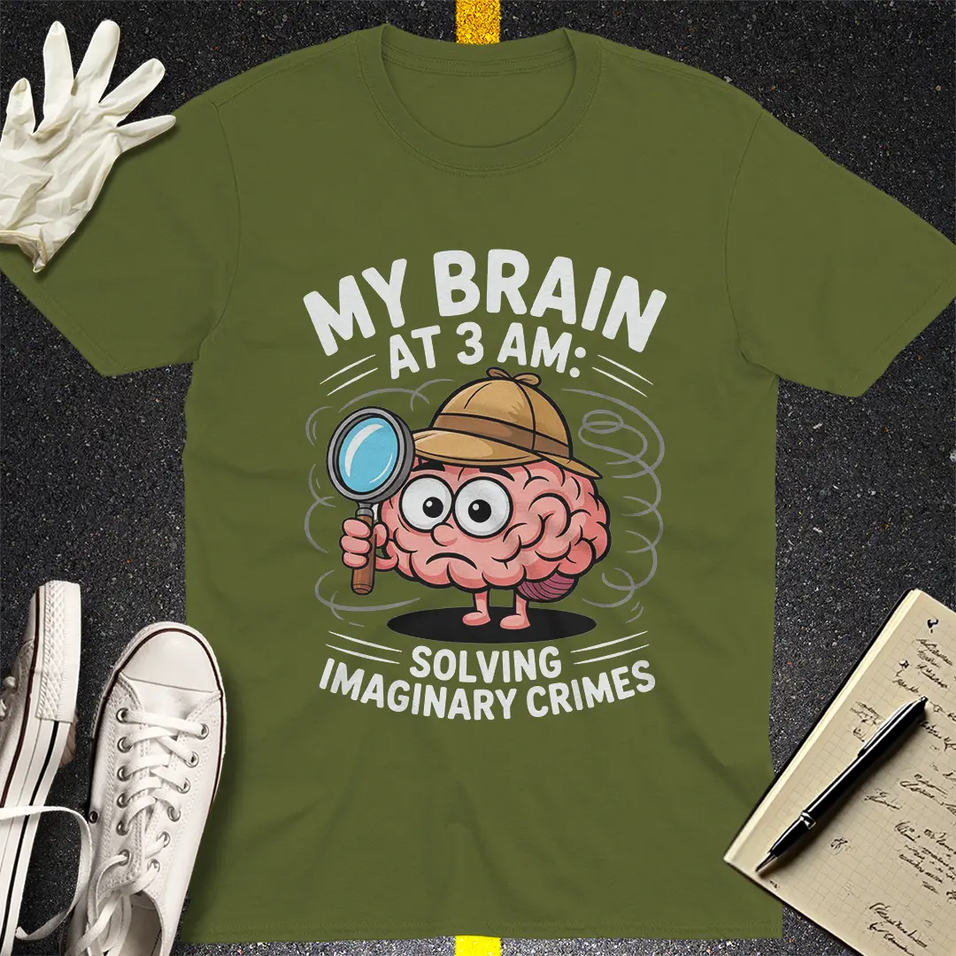 Crows Before Bros T-shirt - Military Green