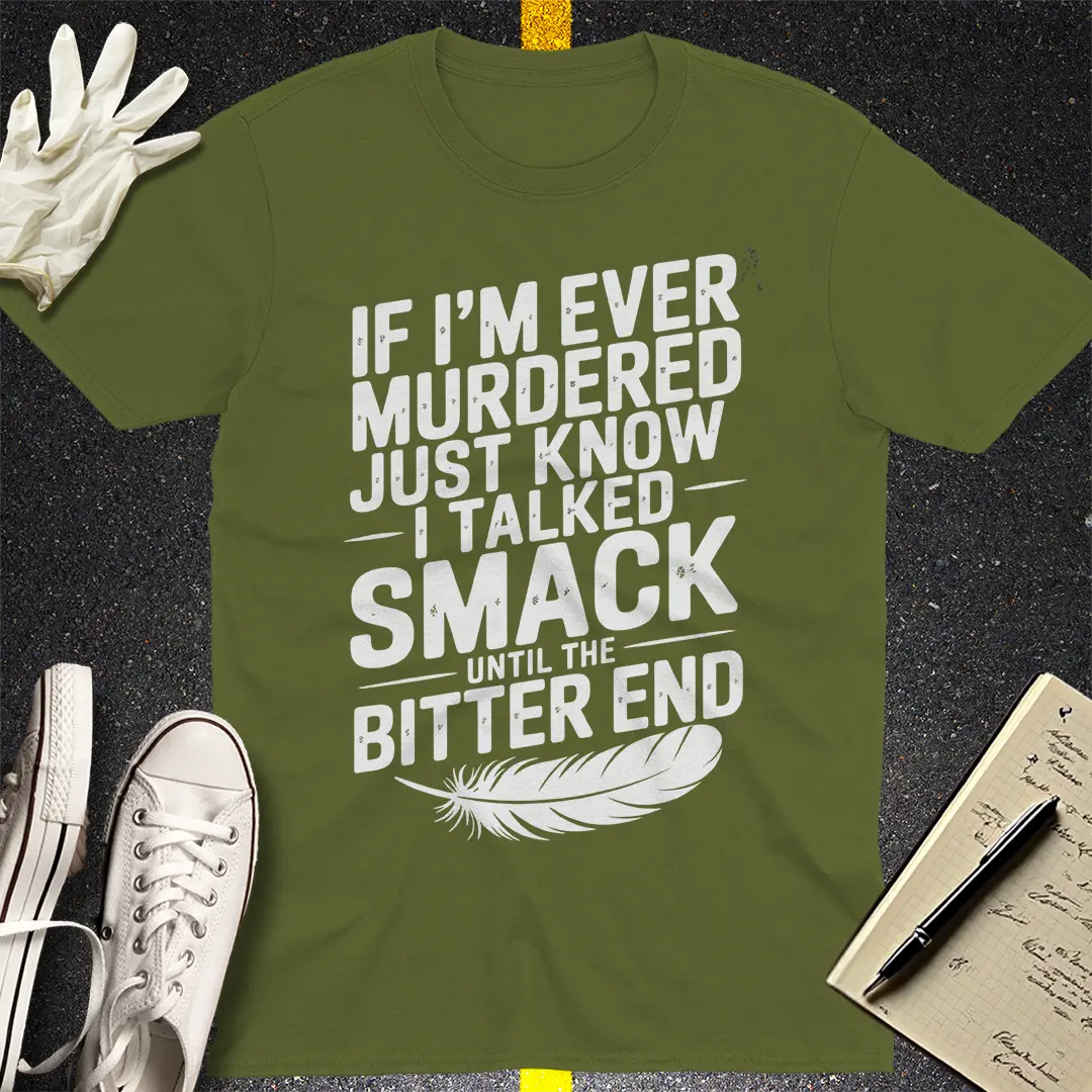 Crows Before Bros T-shirt - Military Green