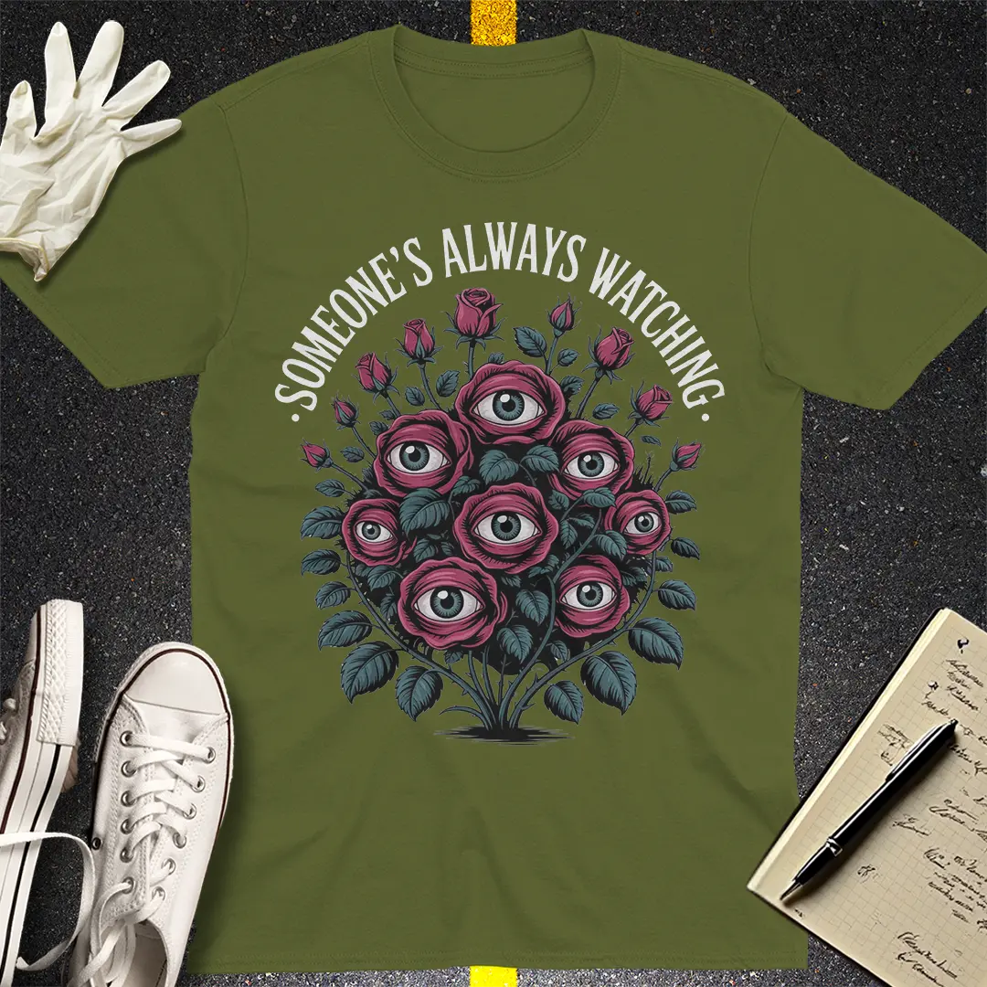 Crows Before Bros T-shirt - Military Green