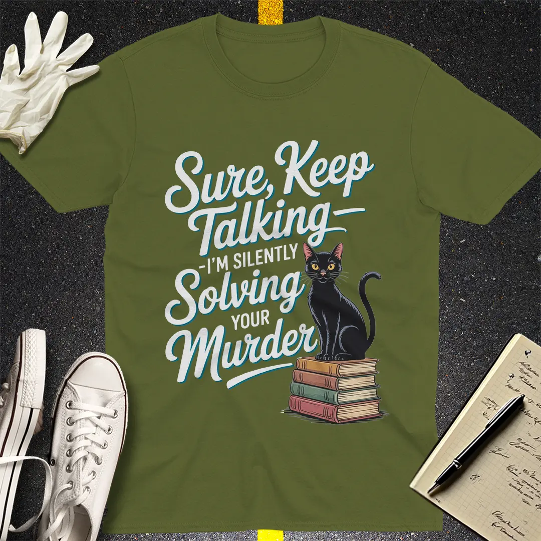 Crows Before Bros T-shirt - Military Green