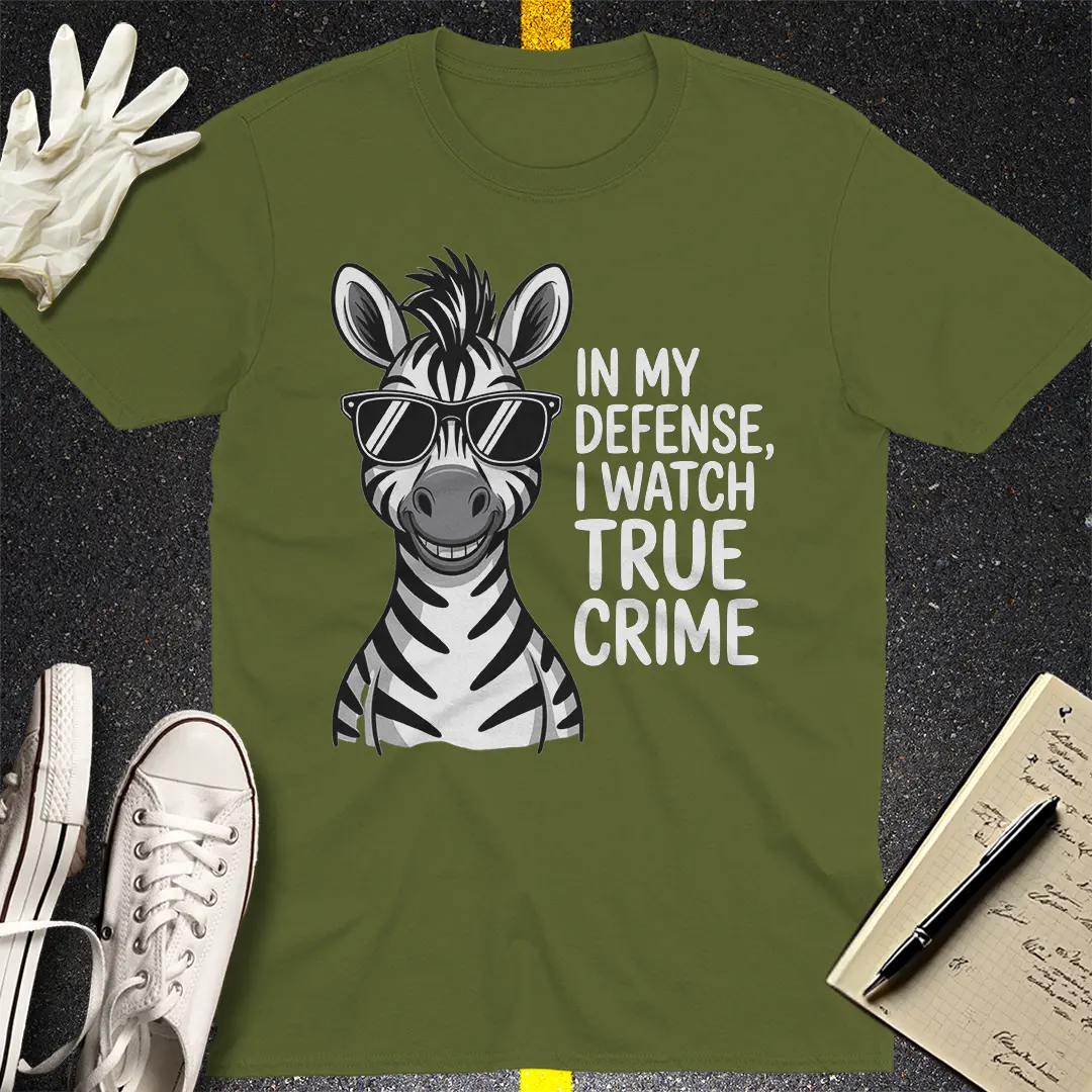 Crows Before Bros T-shirt - Military Green