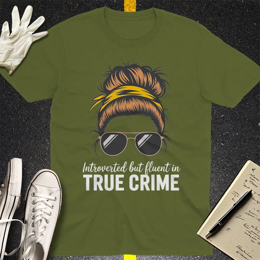 Crows Before Bros T-shirt - Military Green