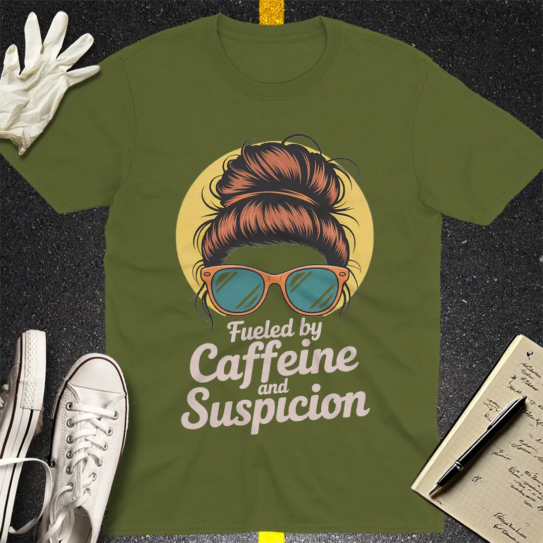 Crows Before Bros T-shirt - Military Green