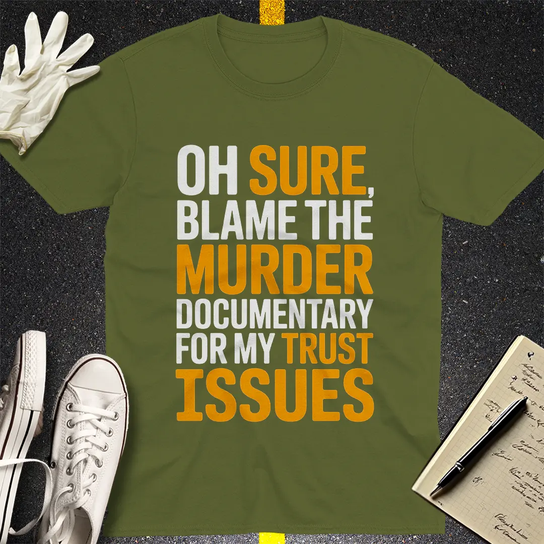 Crows Before Bros T-shirt - Military Green