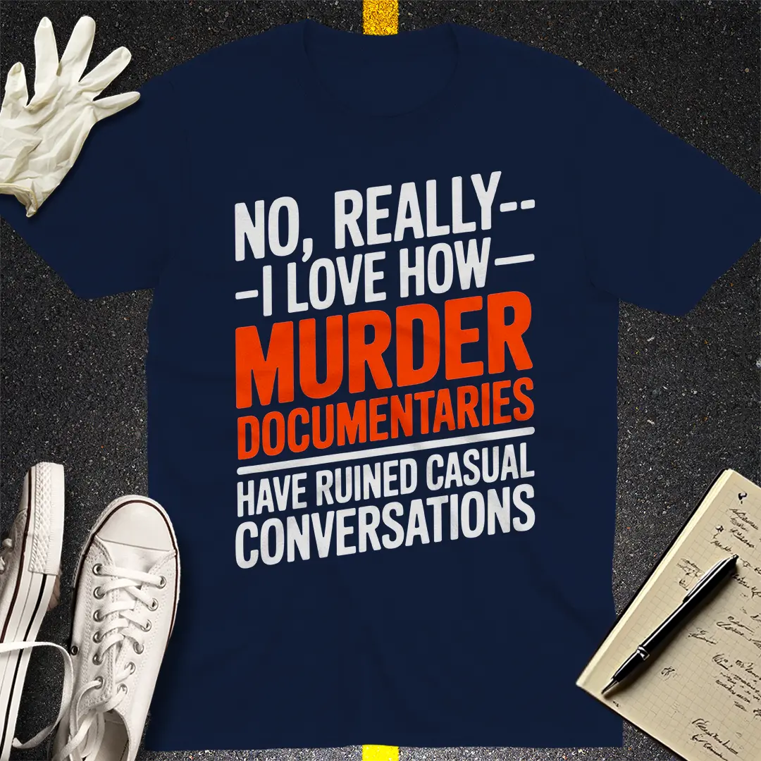 Crows Before Bros T-shirt - Navy