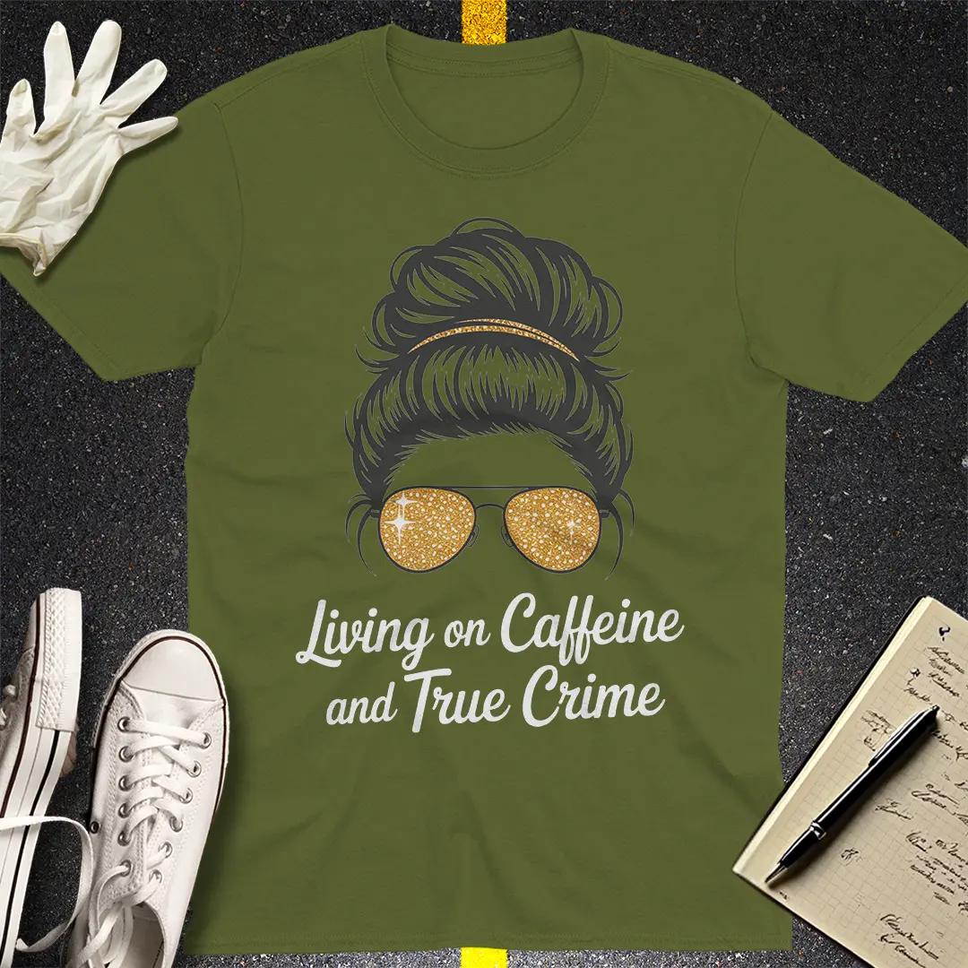 Crows Before Bros T-shirt - Military Green