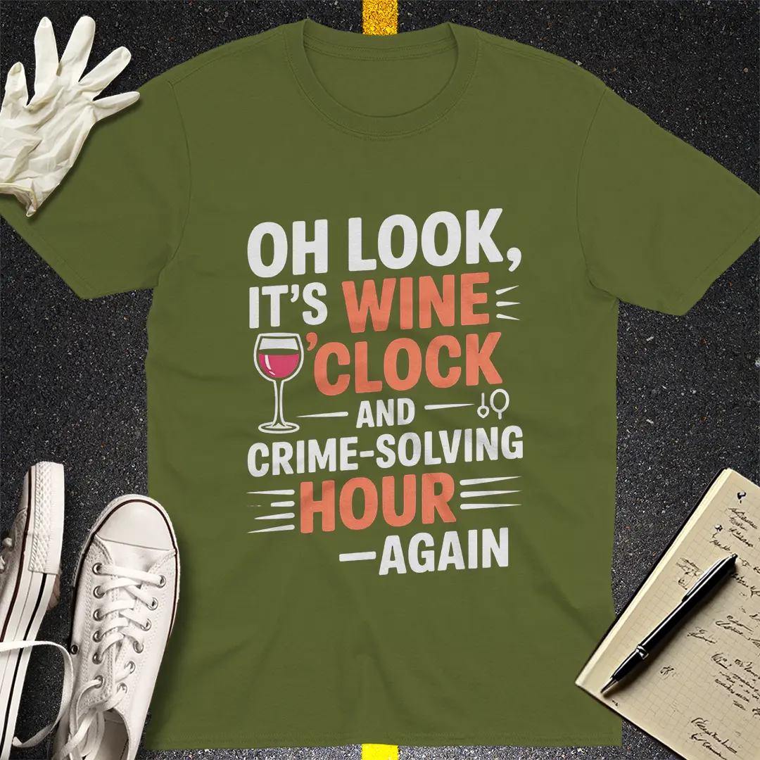 Crows Before Bros T-shirt - Military Green