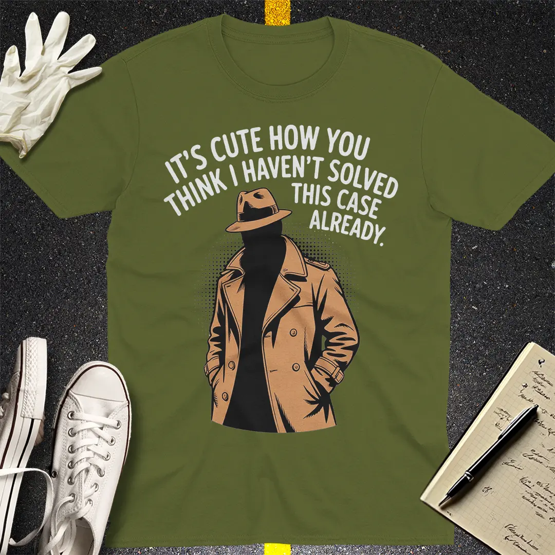 Crows Before Bros T-shirt - Military Green