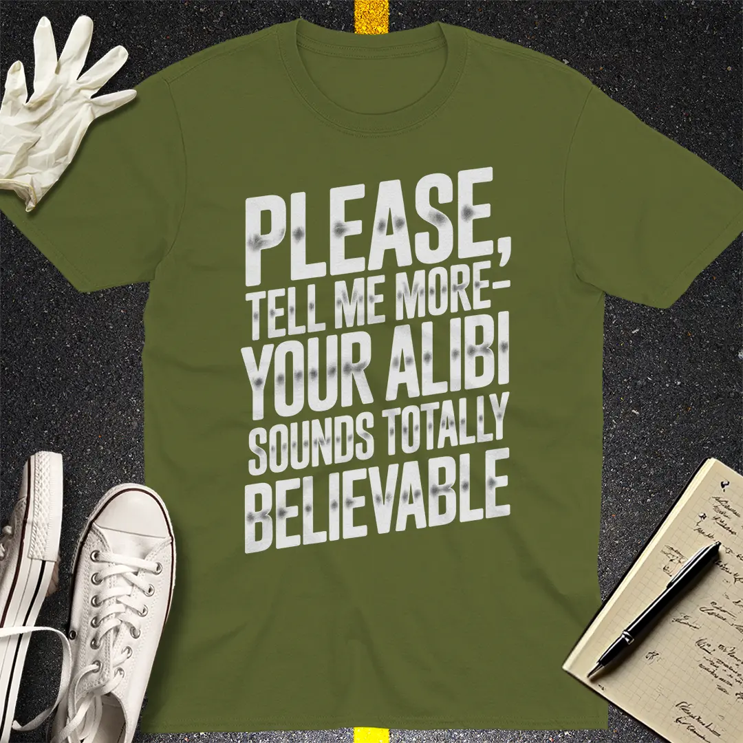 Crows Before Bros T-shirt - Military Green