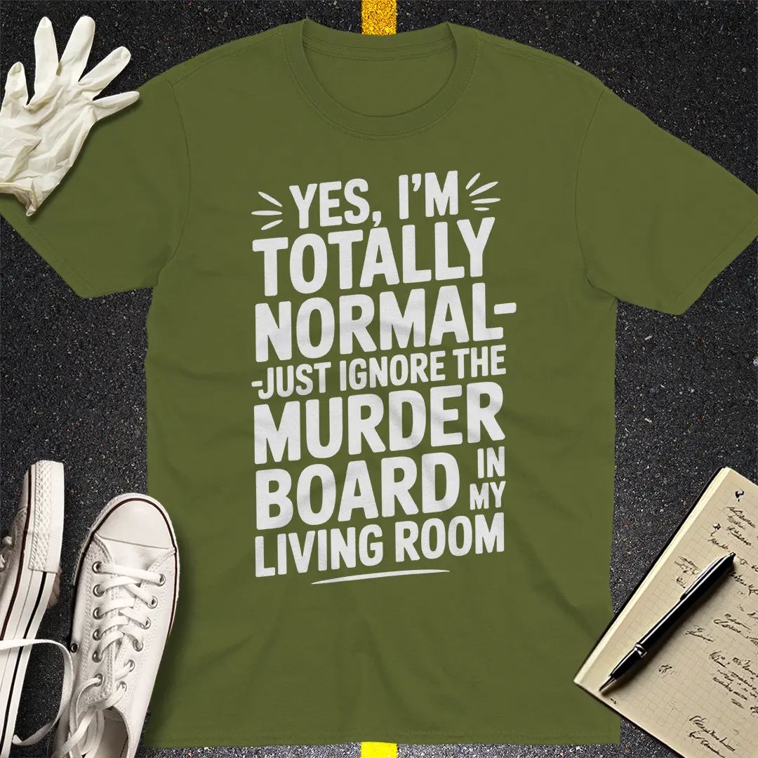 Crows Before Bros T-shirt - Military Green