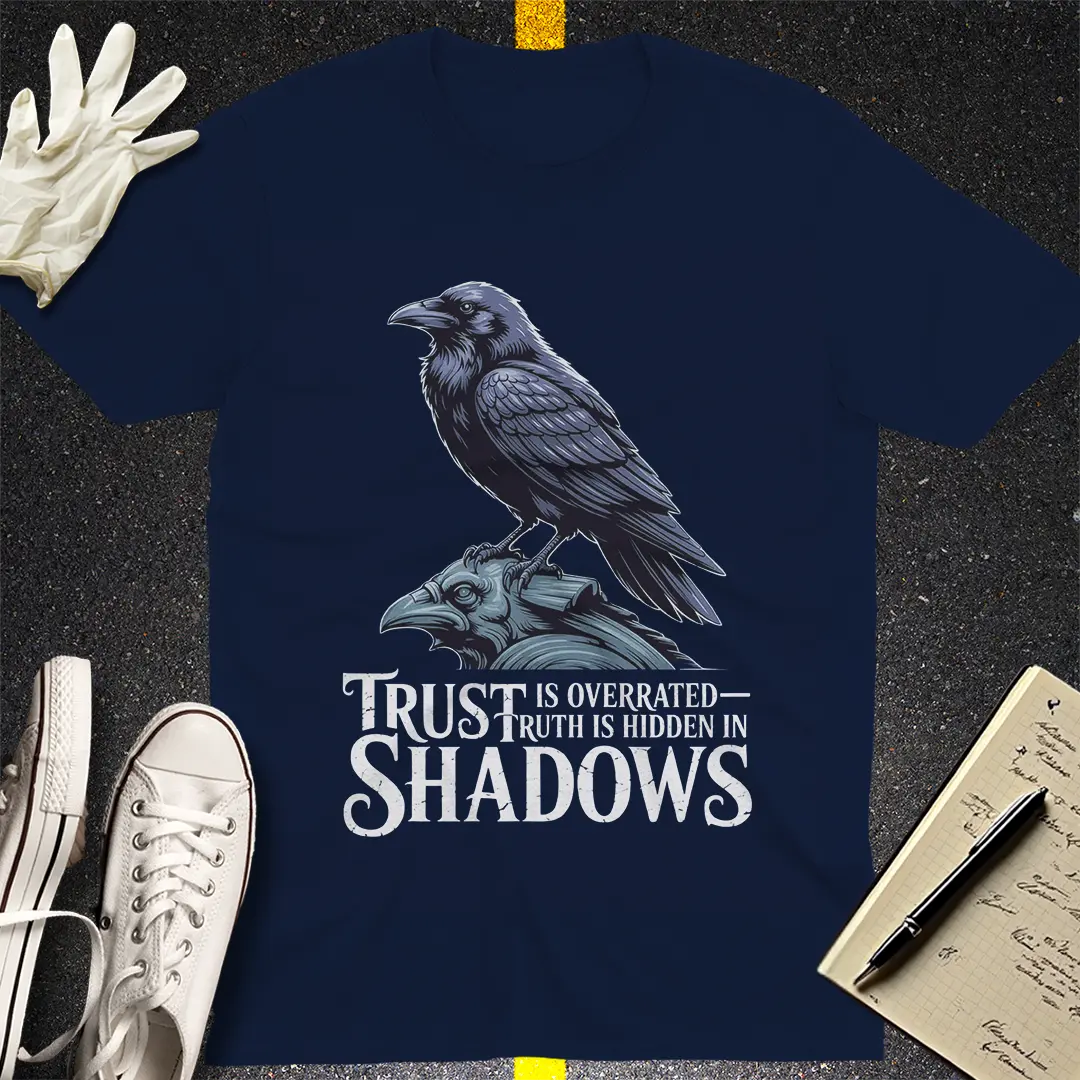 Crows Before Bros T-shirt - Navy