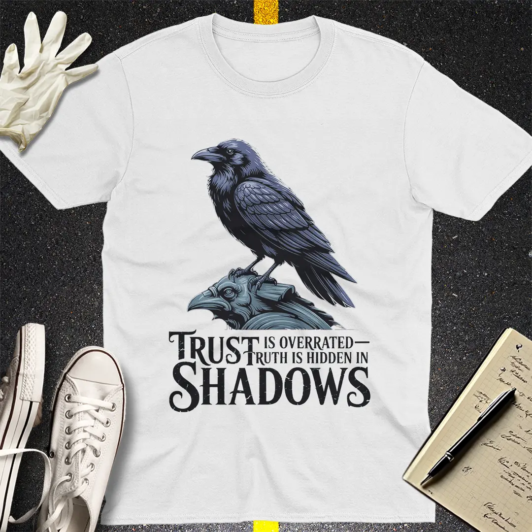 Crows Before Bros T-shirt - White