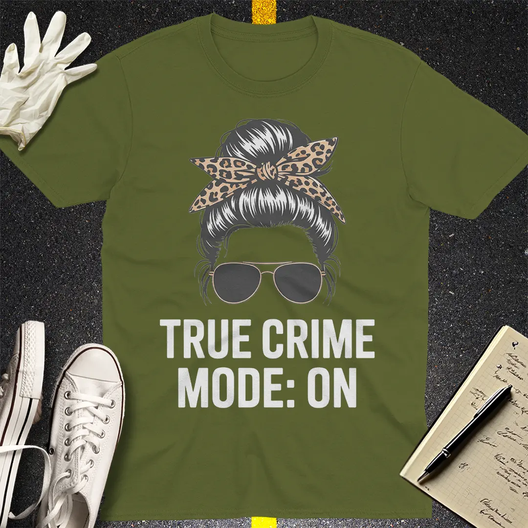 Crows Before Bros T-shirt - Military Green