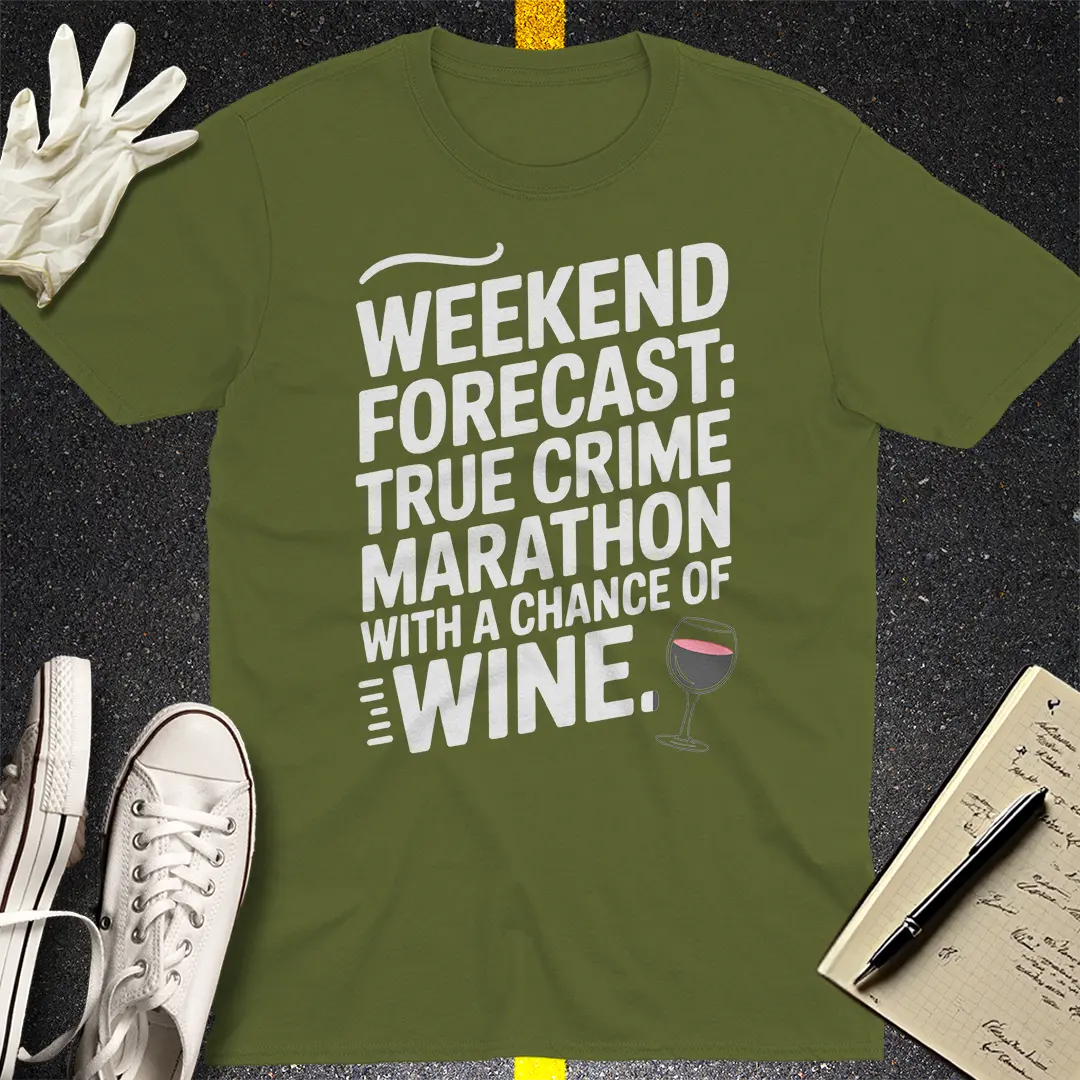 Crows Before Bros T-shirt - Military Green