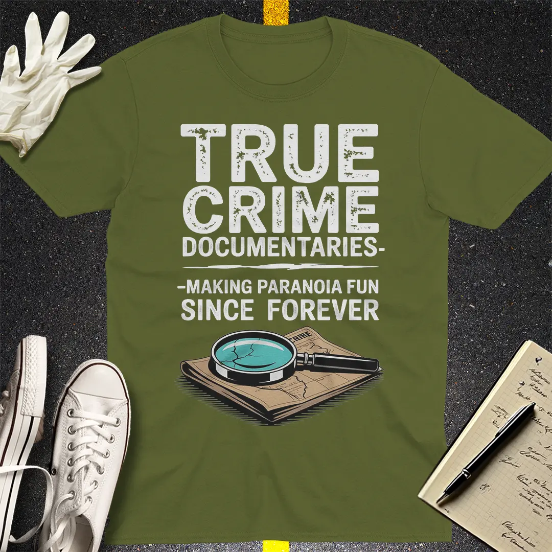 Crows Before Bros T-shirt - Military Green