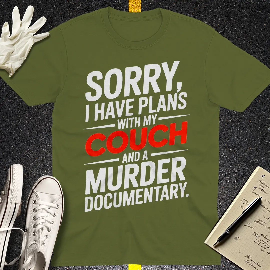 Crows Before Bros T-shirt - Military Green