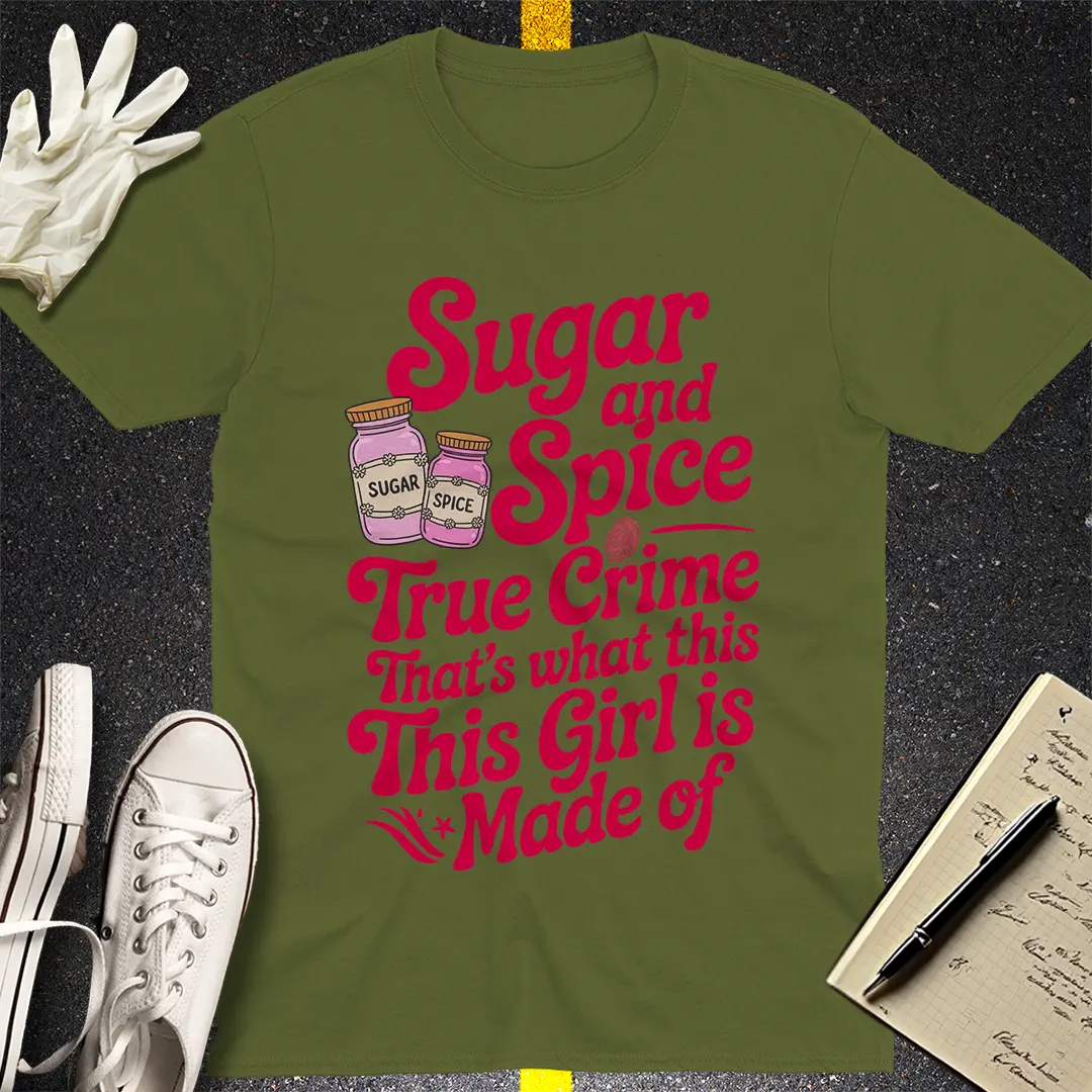 Crows Before Bros T-shirt - Military Green