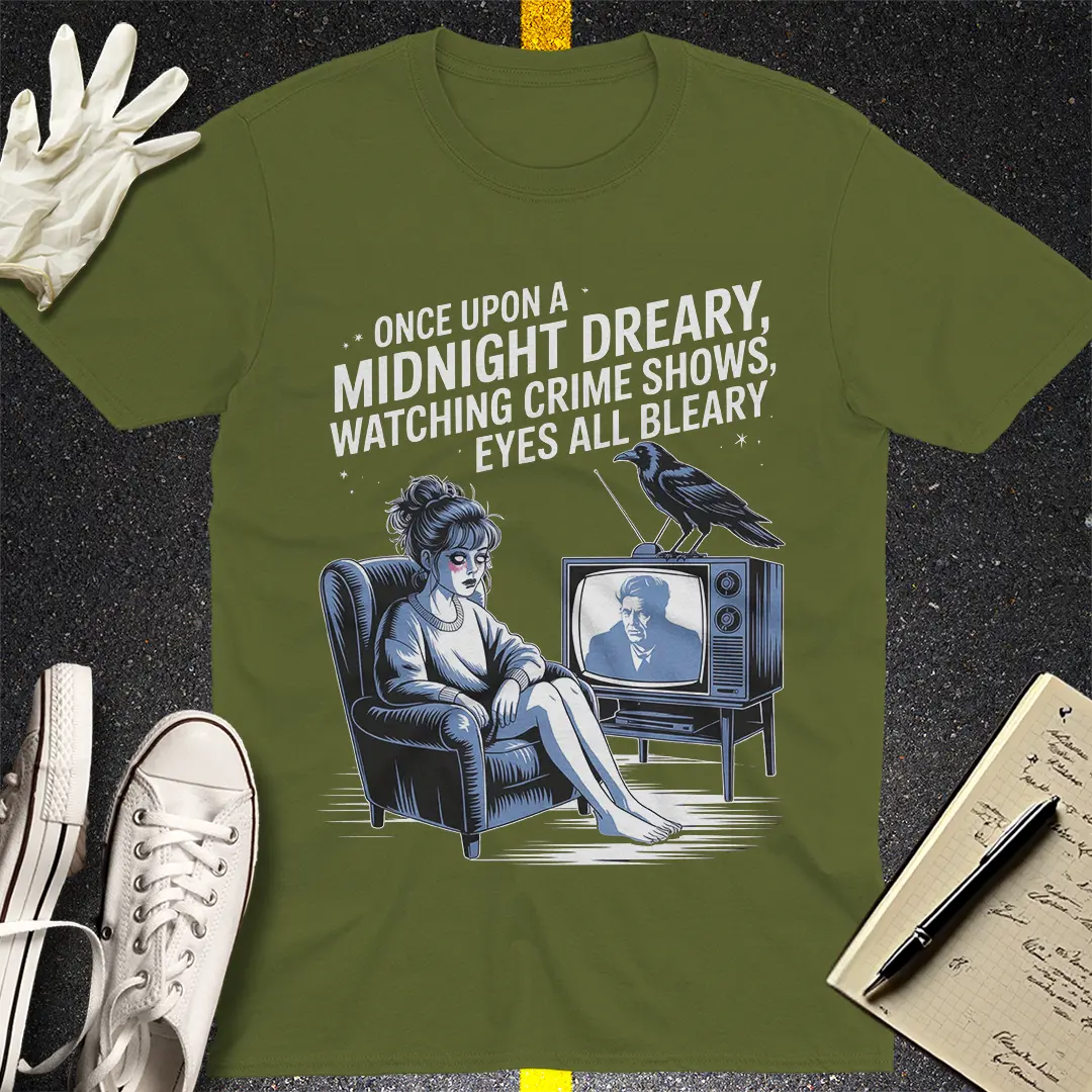 Crows Before Bros T-shirt - Military Green