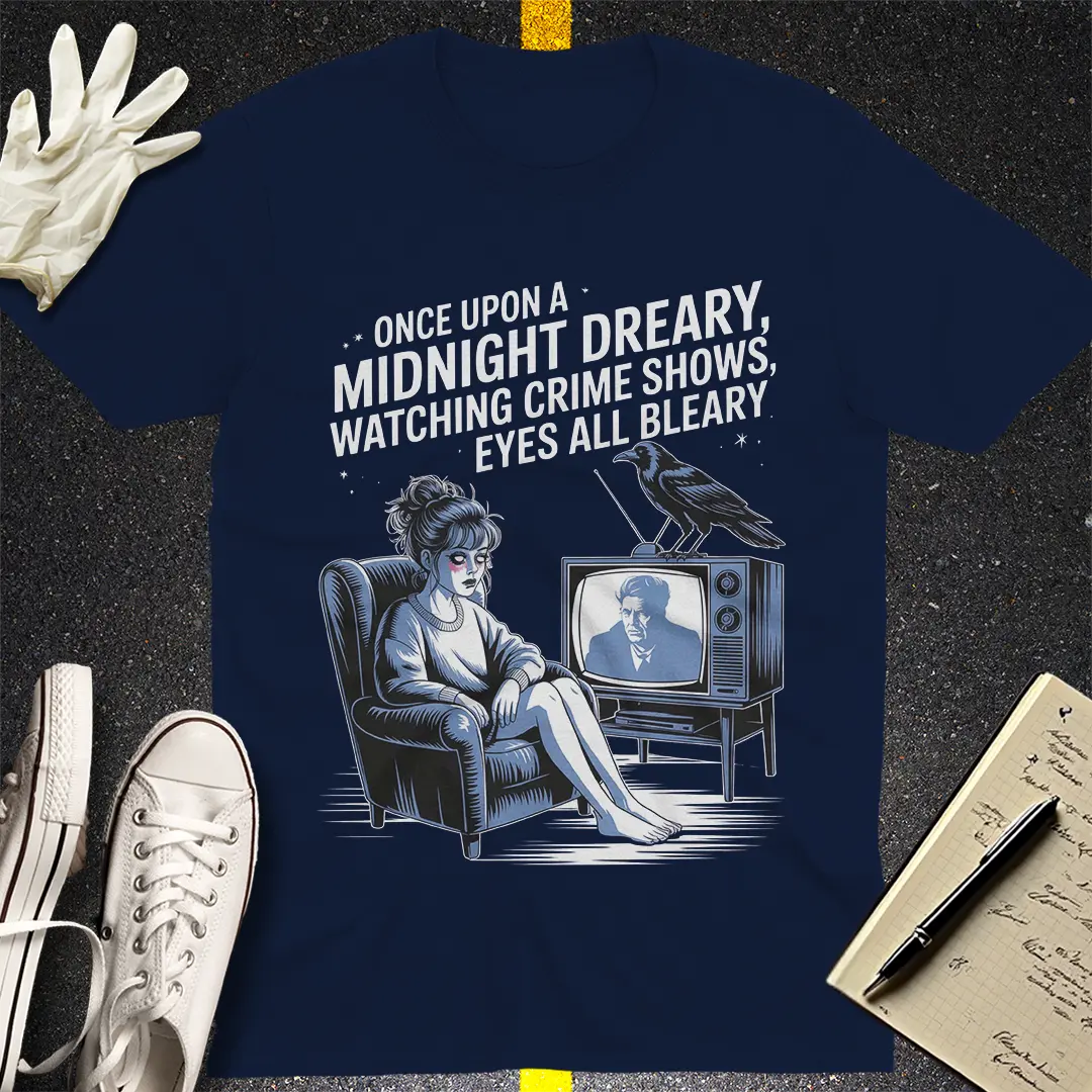 Crows Before Bros T-shirt - Navy