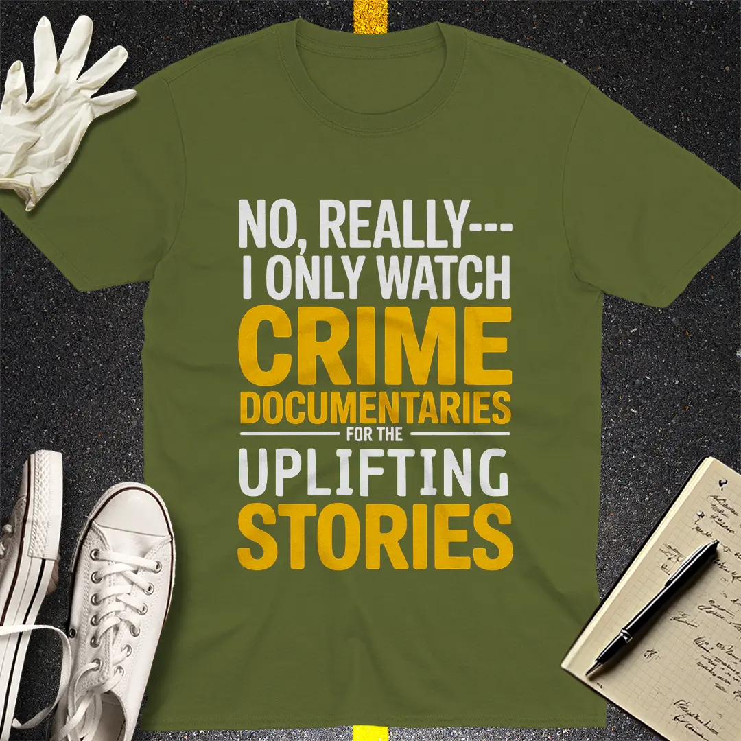 Crows Before Bros T-shirt - Military Green