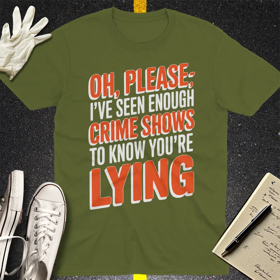 Crows Before Bros T-shirt - Military Green