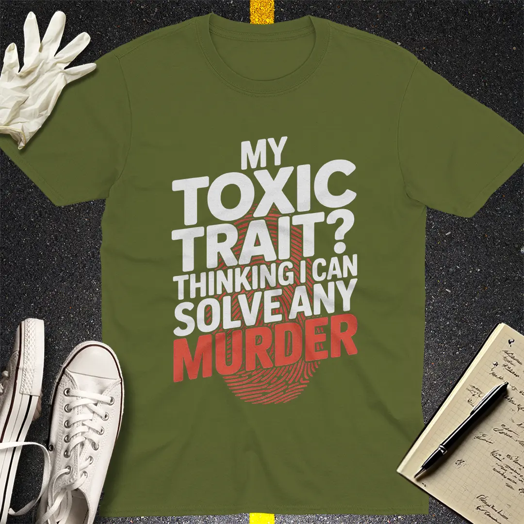 Crows Before Bros T-shirt - Military Green