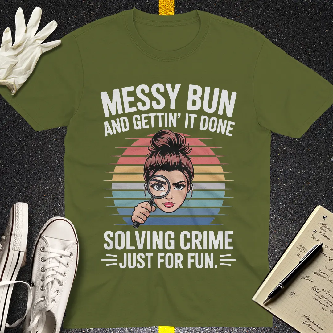 Crows Before Bros T-shirt - Military Green