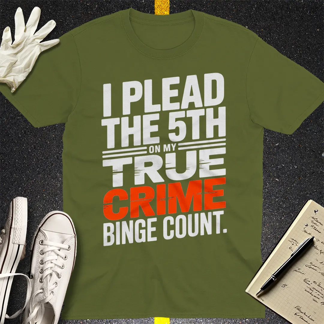 Crows Before Bros T-shirt - Military Green