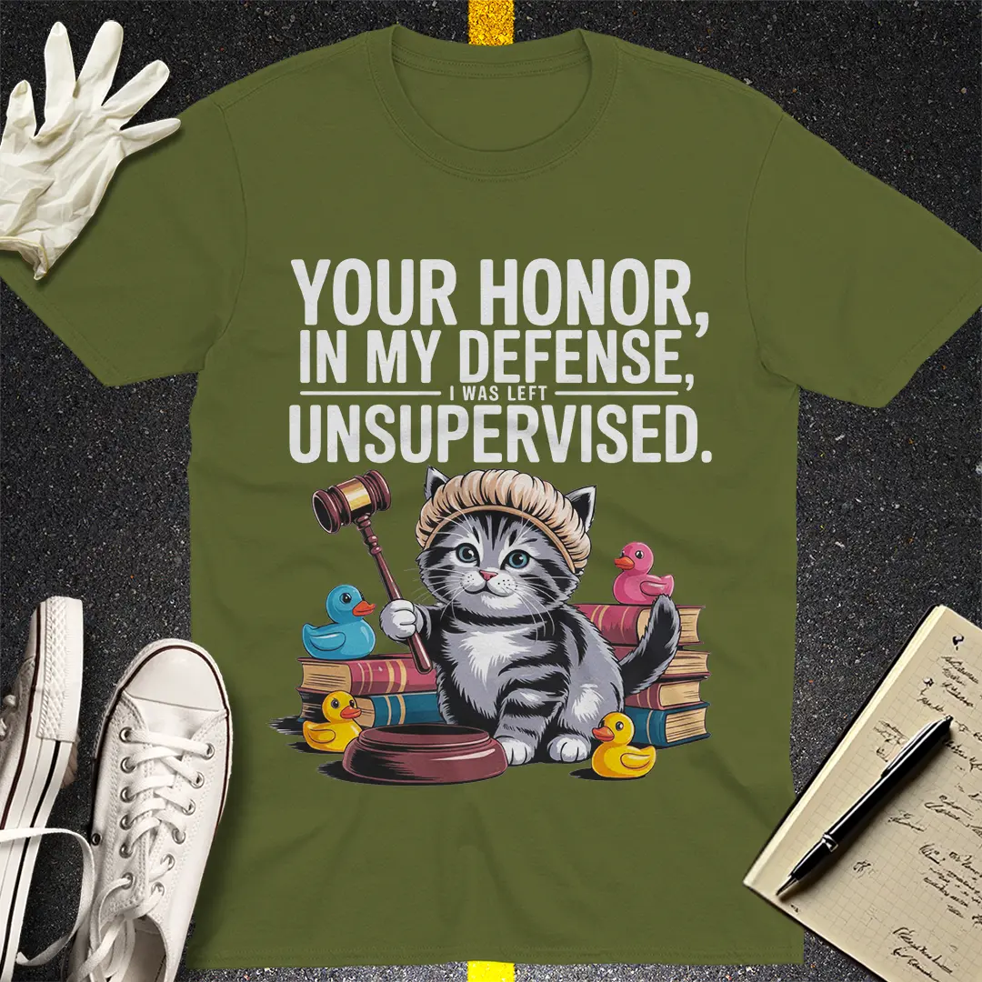 Crows Before Bros T-shirt - Military Green