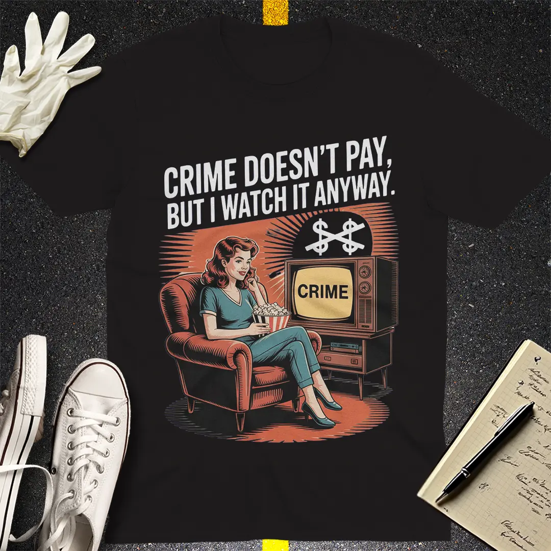 Crows Before Bros T-shirt - Black