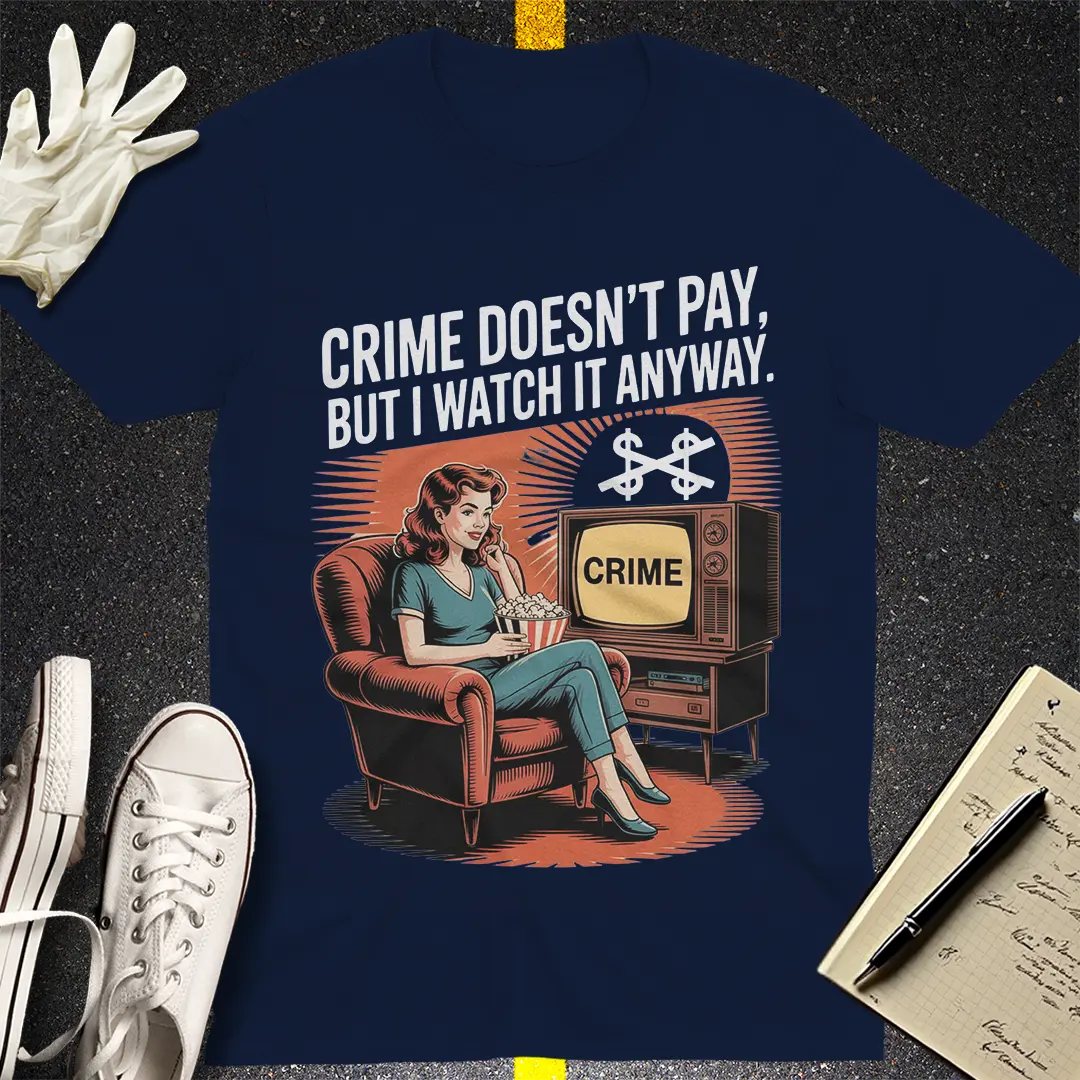 Crows Before Bros T-shirt - Navy