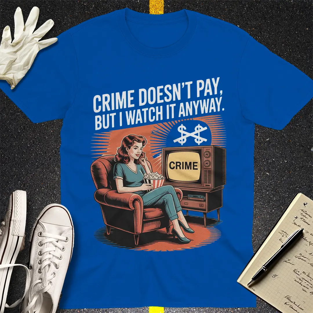 Crows Before Bros T-shirt - Royal