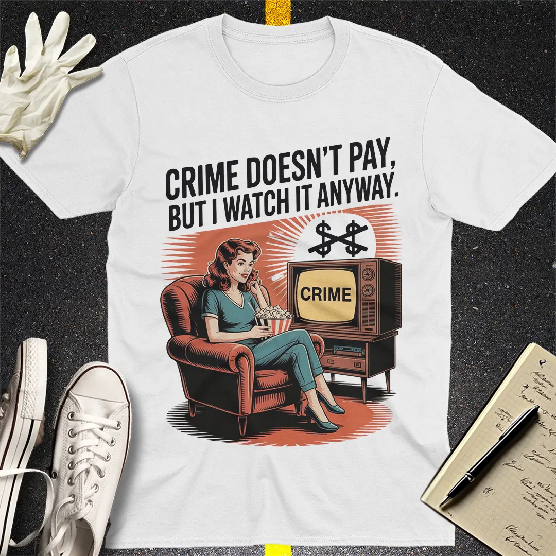 Crows Before Bros T-shirt - White