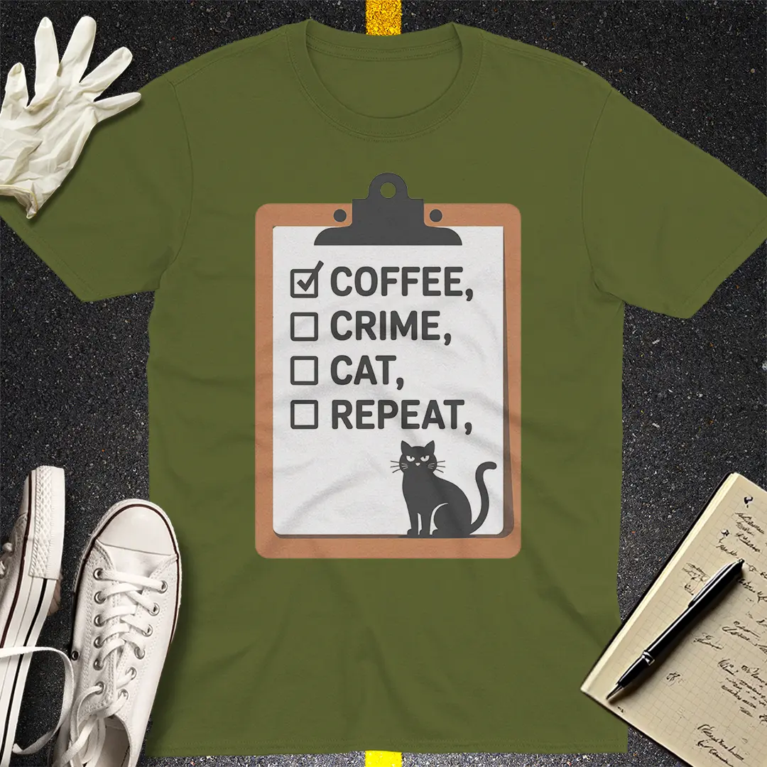 Crows Before Bros T-shirt - Military Green