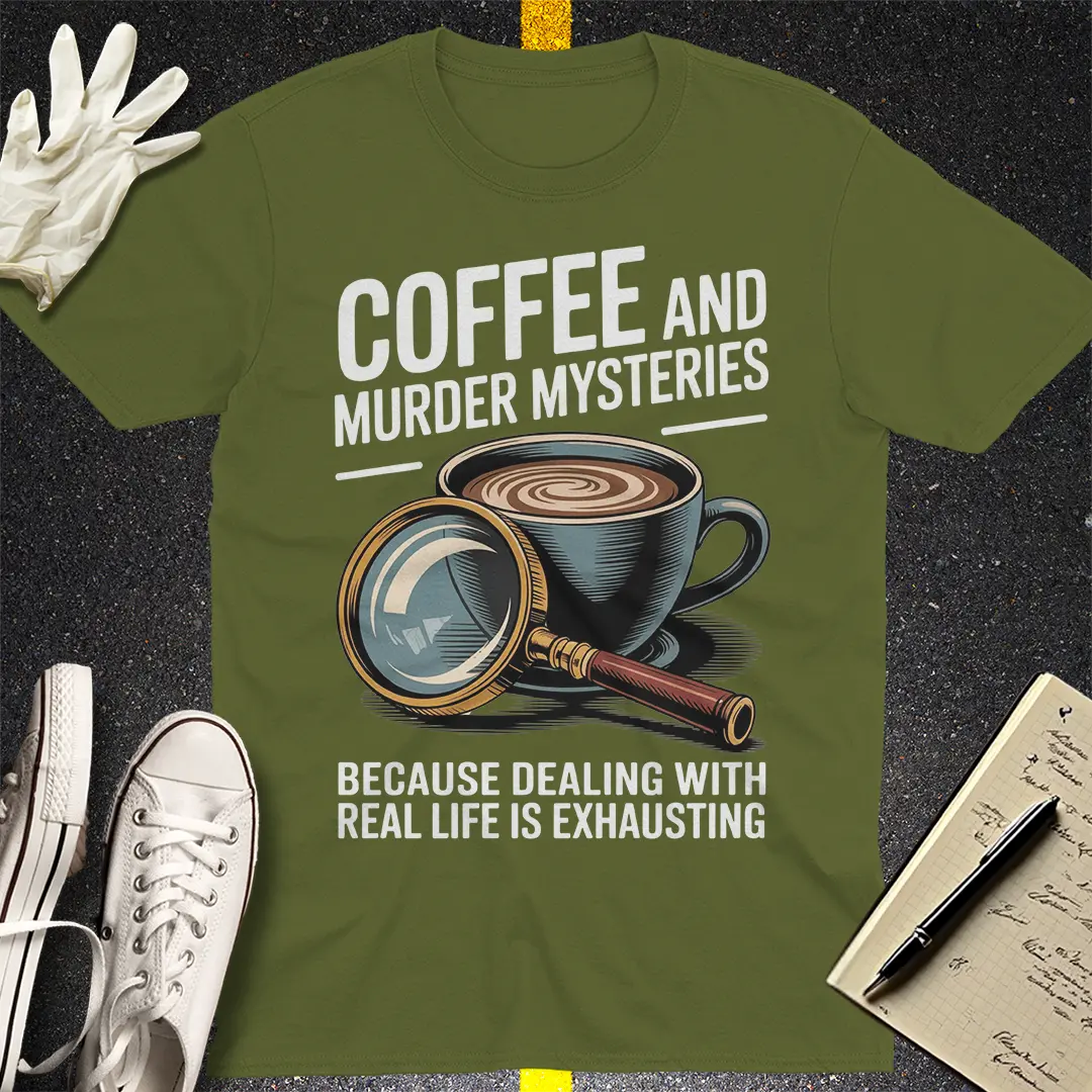 Crows Before Bros T-shirt - Military Green