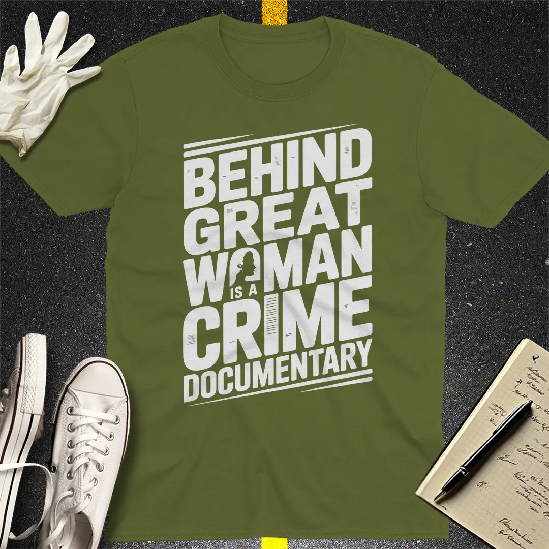 Crows Before Bros T-shirt - Military Green