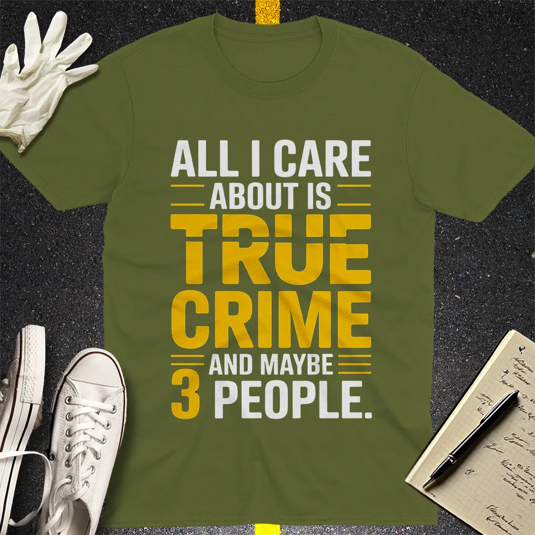 Crows Before Bros T-shirt - Military Green