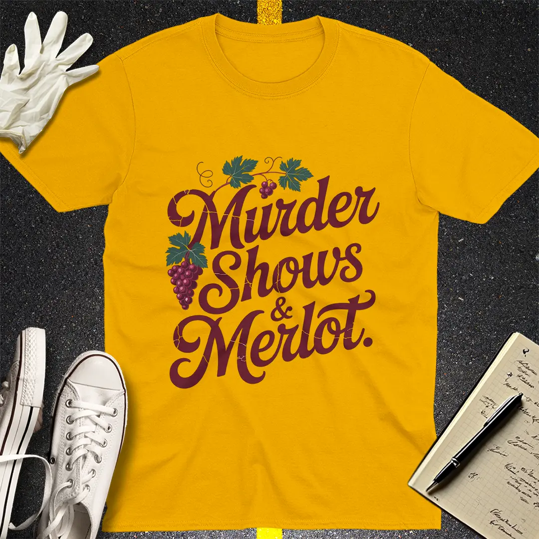 Crows Before Bros T-shirt - Gold