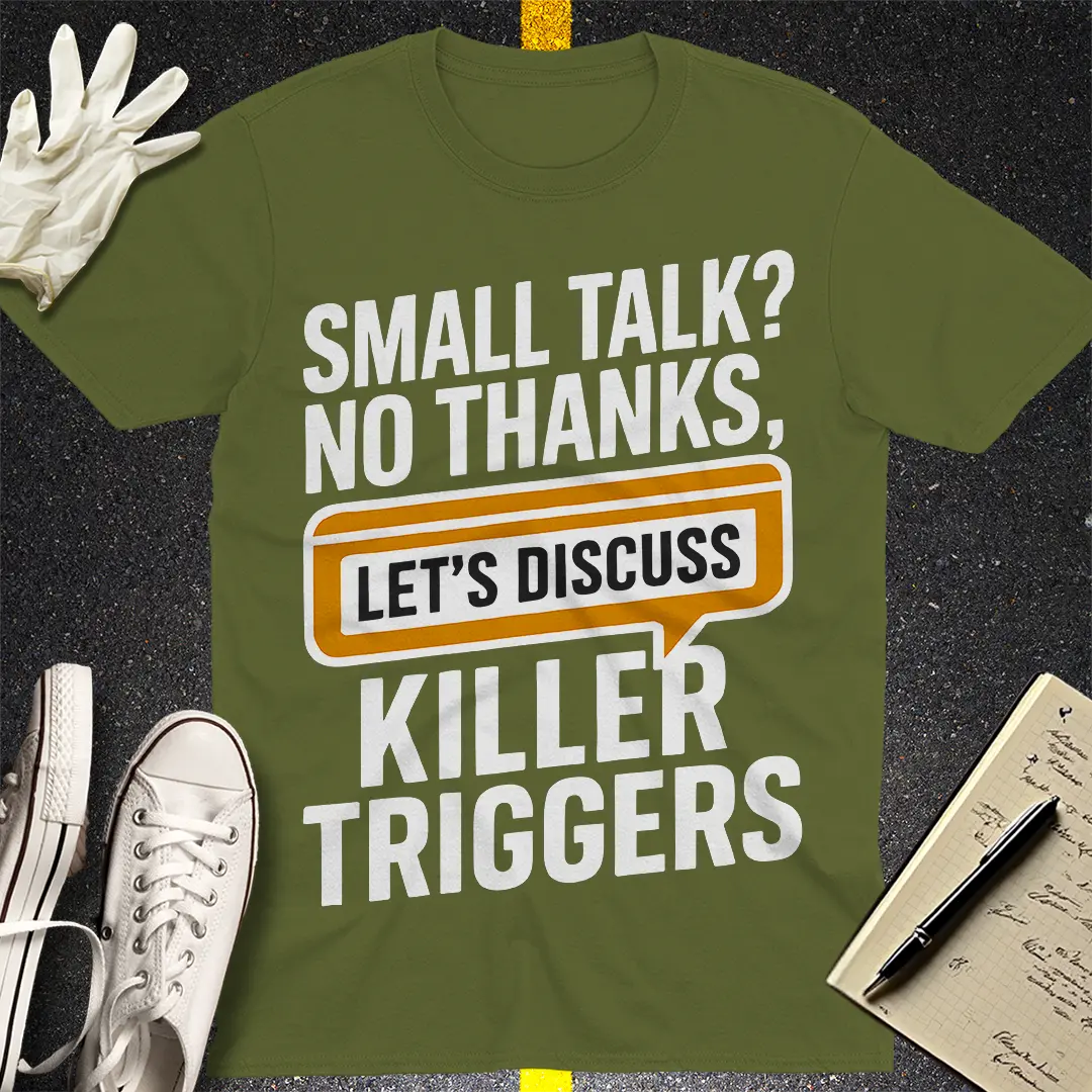 Crows Before Bros T-shirt - Military Green